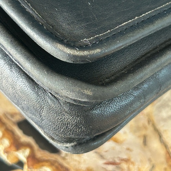 Vintage COACH Station Bag 5130 Black Made in the USA EUC - Picture 14 of 16